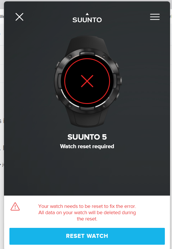 Suunto 5 blocked Suunto Community Forum